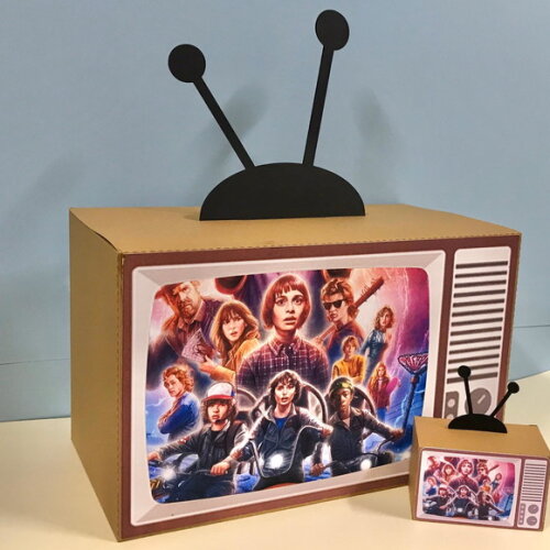 Caixa Tv Stranger Things - Grande