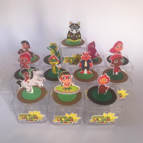 Caixinha 3d Turma do Folclore