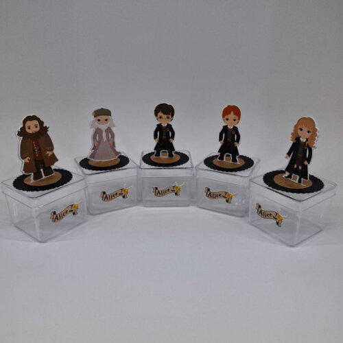 Caixinha Acrilica 3d Harry Potter - Kit 30u