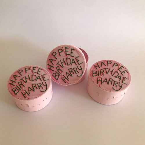 Caixinha Bolo Harry Potter - Kit 12 Unidades