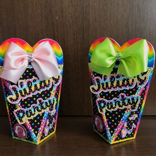 Caixinha Neon Party - Kit 20 Unidades