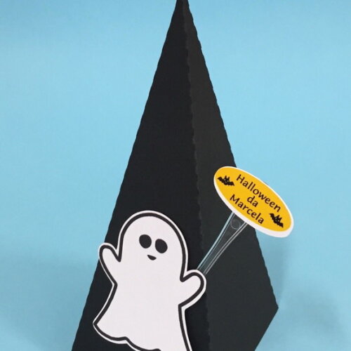 Caixinha Pirâmide Halloween