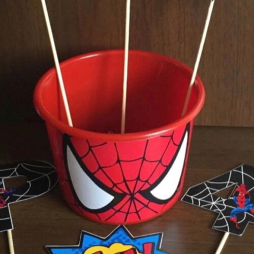Centro de Mesa Homem Aranha