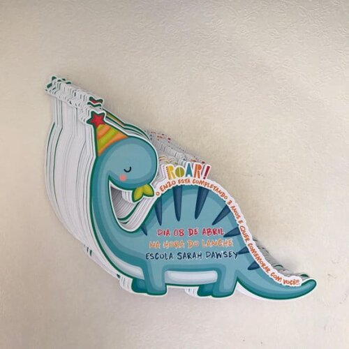 Convite Dinossauro