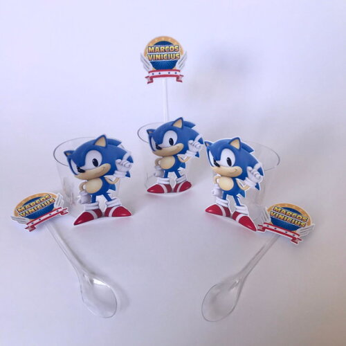 Copinho de Brigadeiro com Colherzinha Sonic