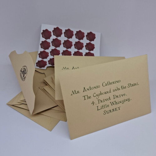 Envelope Cartas Voadoras Harry Potter