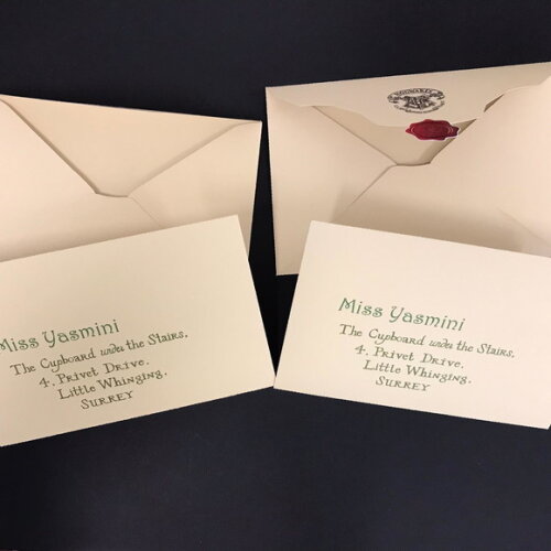 Envelope Cartas Voadoras Harry Potter