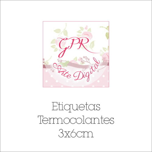 Etiquetas Termocolantes para Tecido 3x6cm