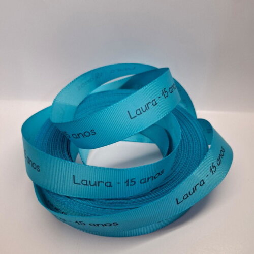 Fita Gorgurão 22mm Personalizada - 10 Metros