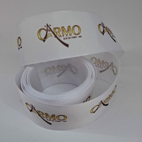 Fita Gorgurão 38mm Personalizada - 10 Metros