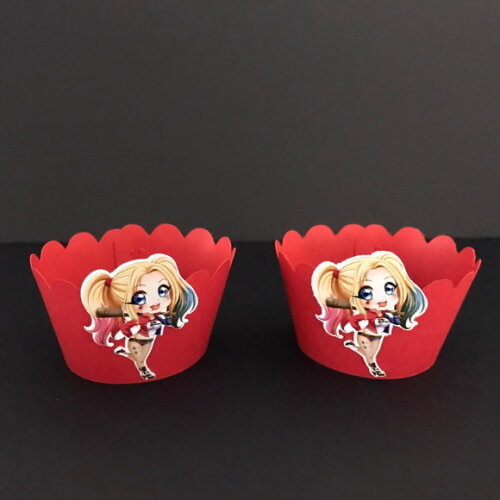 Forminha Cupcake Arlequina