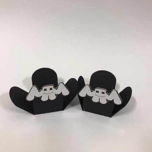 Forminha Dj Marshmello - Kit 50unidades
