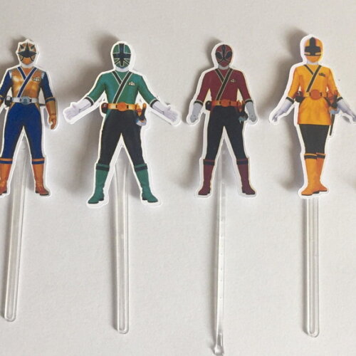 Forminha e Topper Power Rangers Samurai