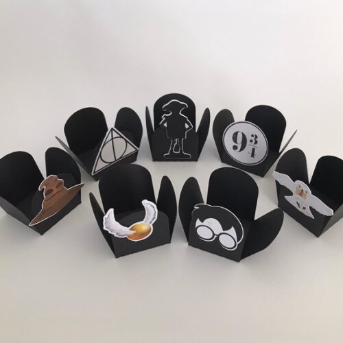 Forminha Harry Potter Ícones - Kit 50 Unidades