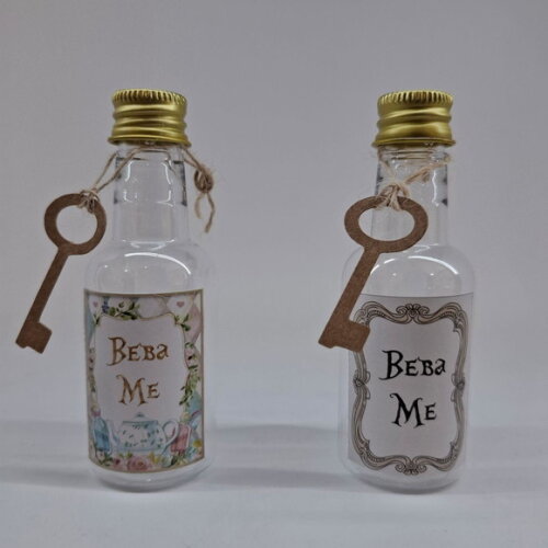 Frasco Poções Beba Me Drink Me Alice no País das Maravilhas