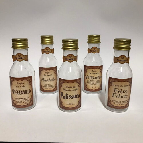 Frasco Poções Harry Potter - Kit 30 Unidades