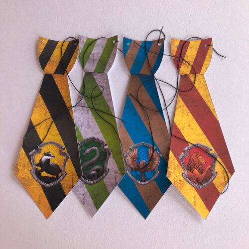 Gravata Harry Potter Casas - Kit 20 Unidades