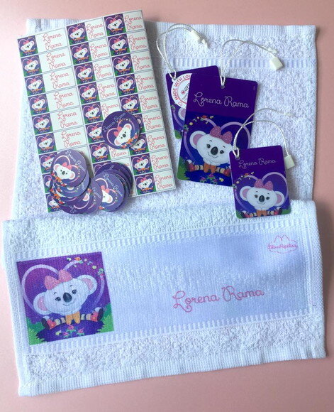 Kit Identificação Escolar
