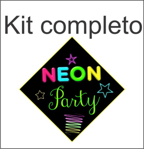 Kit personalizado Neon Party
