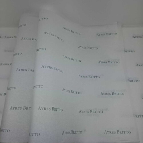 Papel de Seda Personalizado 30x60cm - 10 Folhas