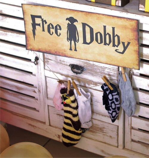 Placa Harry Potter Free Dobby