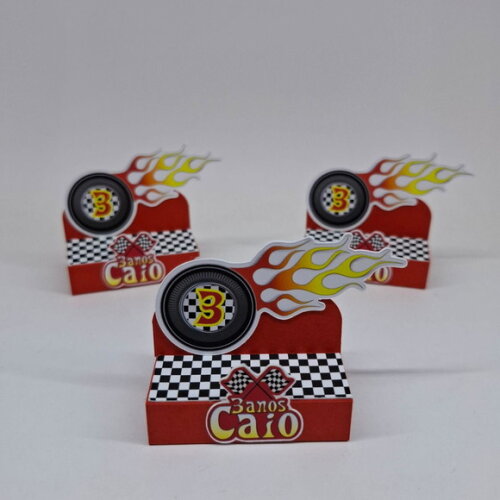 Porta Bis Festa Hotwheels - 30 Unidades
