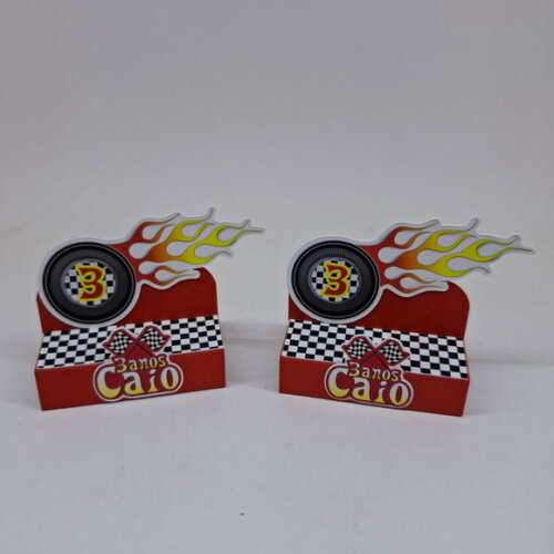 Porta Bis Festa Hotwheels - 30 Unidades