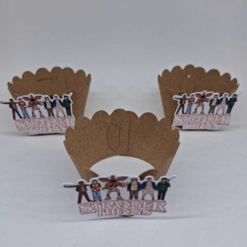 Saia para Cupcake Festa Stranger Things