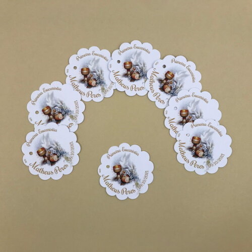 Tag Primeira Eucaristia - Kit 30u