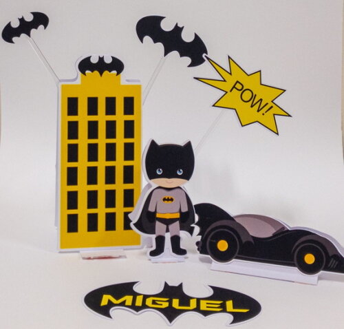 Topo de Bolo Batman