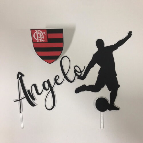 Topo de Bolo Flamengo