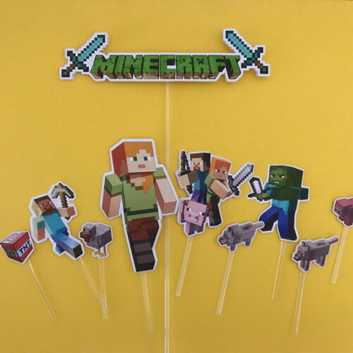 Topo de Bolo Minecraft