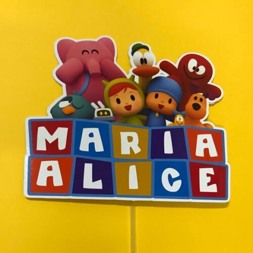 Topo de Bolo Pocoyo
