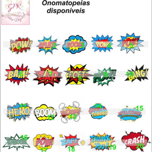 Topper Onomatopeia