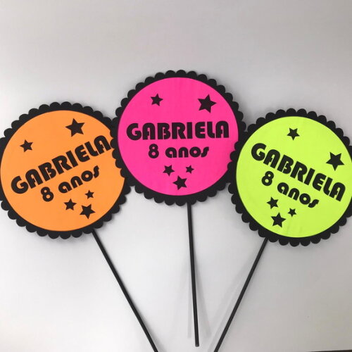 Topper Neon Gigante