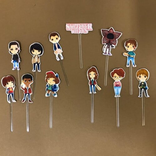 Topper Stranger Things - Kit 50 Unidades