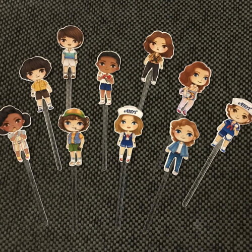 Topper Stranger Things Terceira Temporada - Kit 50u