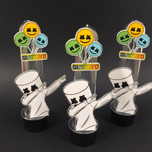 Tubete Personalizado Festa Dj Marshmello