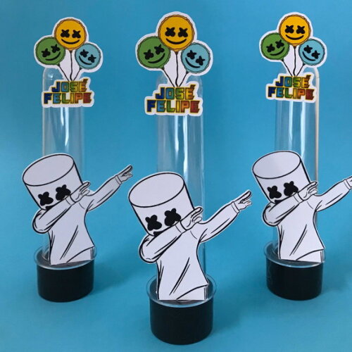 Tubete Personalizado Festa Dj Marshmello