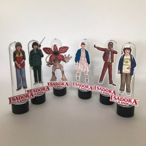 Tubete Personalizado Festa Stranger Things Personagens Humanos