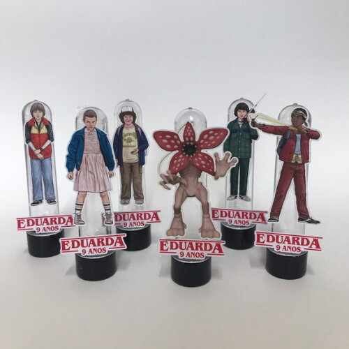 Tubete Personalizado Festa Stranger Things Personagens Humanos
