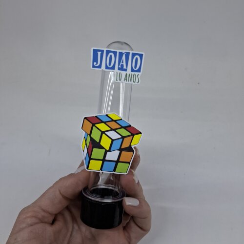 Tubete Personalizado Festa Cubo Mágico