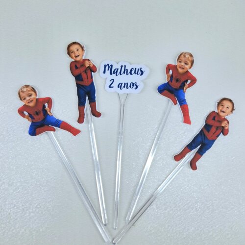 Topper para docinhos com foto