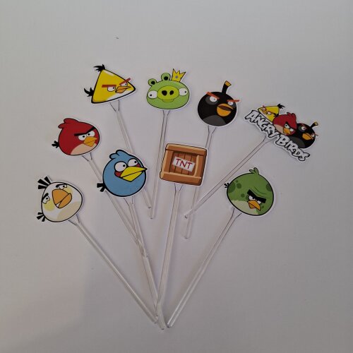 Topper Personalizado Festa Angry Birds