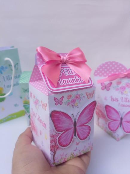 Caixa Milk Personalizada com Aplique 3d