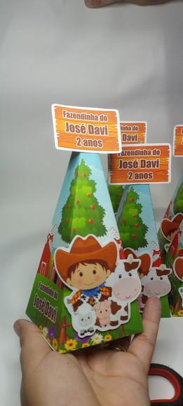 Kit 20 - 10 Caixa Milk e 10piramide