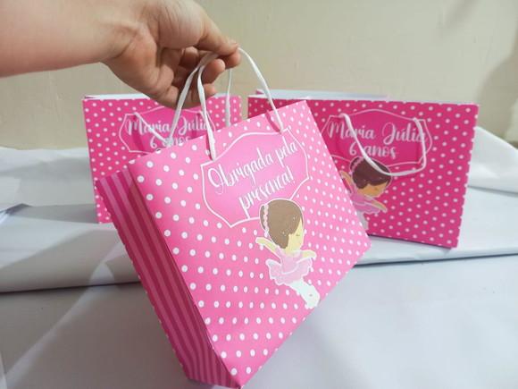 Sacola Media com Alça/sacolinha Personalizada
