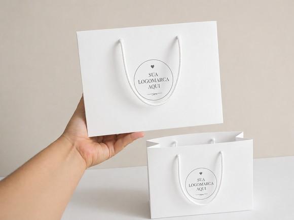 Sacola Media com Alça/sacolinha Personalizada