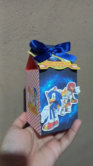 Caixa Milk Personalizada com Aplique 3d
