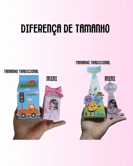 Kit 40 Papelaria Mini/mesversario